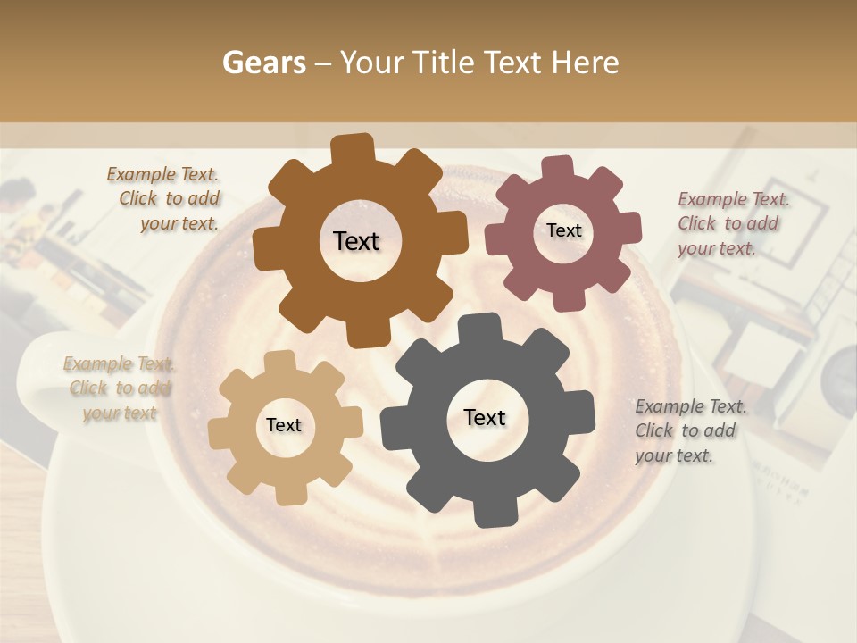 Latte Fresh Froth PowerPoint Template