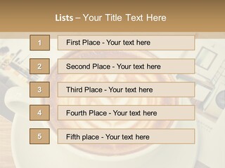 Latte Fresh Froth PowerPoint Template
