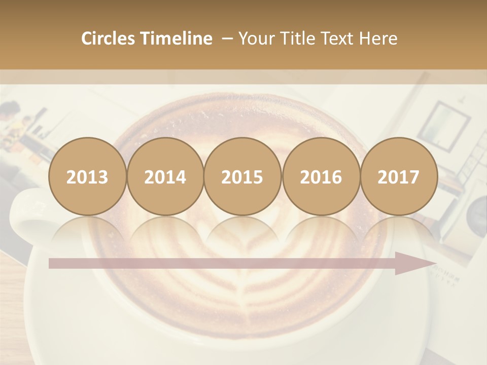 Latte Fresh Froth PowerPoint Template