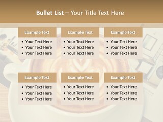 Latte Fresh Froth PowerPoint Template