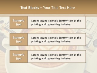 Latte Fresh Froth PowerPoint Template