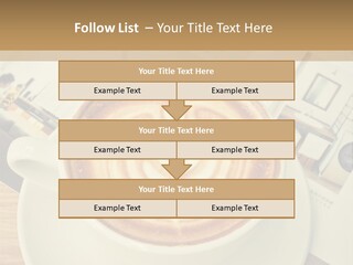 Latte Fresh Froth PowerPoint Template