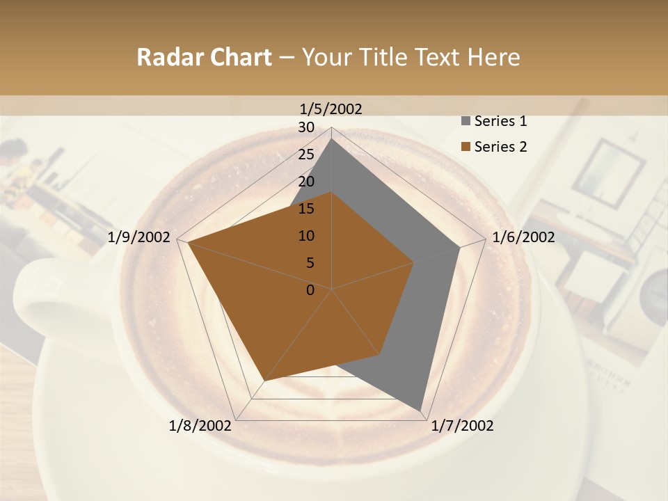 Latte Fresh Froth PowerPoint Template