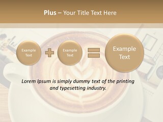Latte Fresh Froth PowerPoint Template