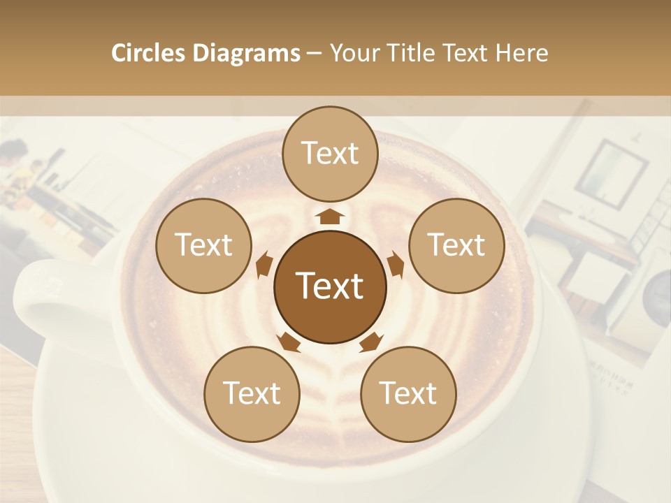 Latte Fresh Froth PowerPoint Template