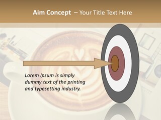 Latte Fresh Froth PowerPoint Template