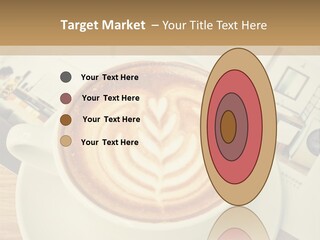 Latte Fresh Froth PowerPoint Template