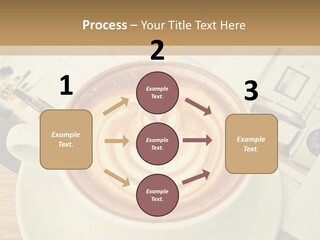 Latte Fresh Froth PowerPoint Template