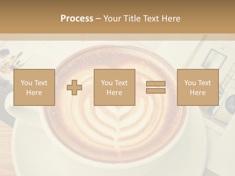 Latte Fresh Froth PowerPoint Template