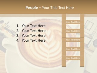 Latte Fresh Froth PowerPoint Template