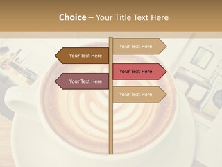 Latte Fresh Froth PowerPoint Template