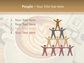 Latte Fresh Froth PowerPoint Template