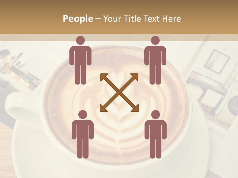 Latte Fresh Froth PowerPoint Template