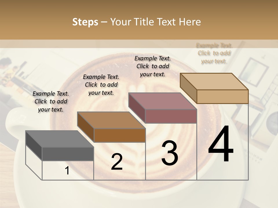 Latte Fresh Froth PowerPoint Template