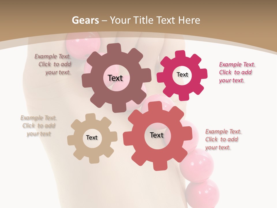 Health Process Pedicure PowerPoint Template