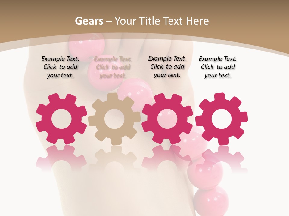 Health Process Pedicure PowerPoint Template