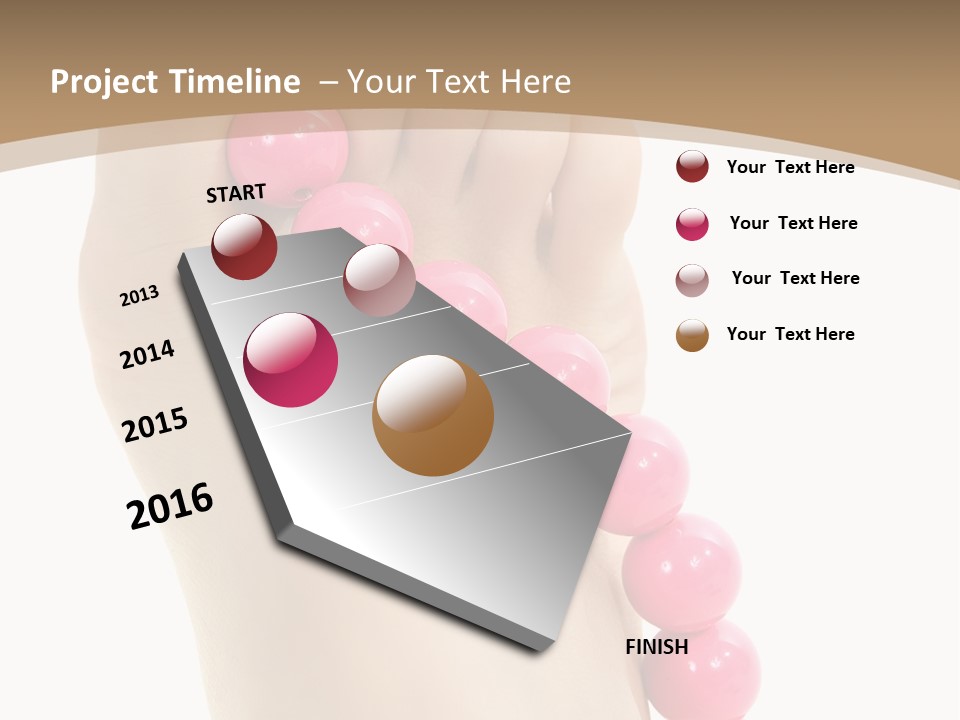 Health Process Pedicure PowerPoint Template
