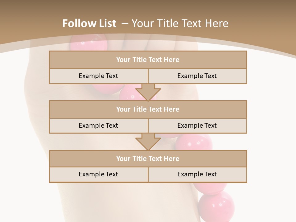 Health Process Pedicure PowerPoint Template
