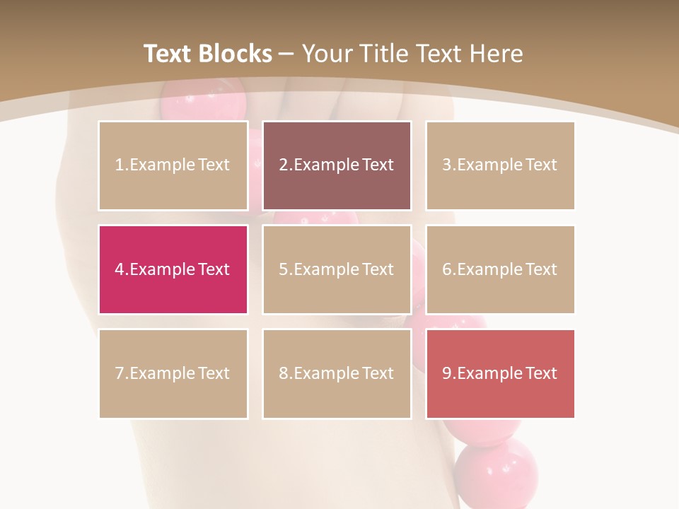 Health Process Pedicure PowerPoint Template