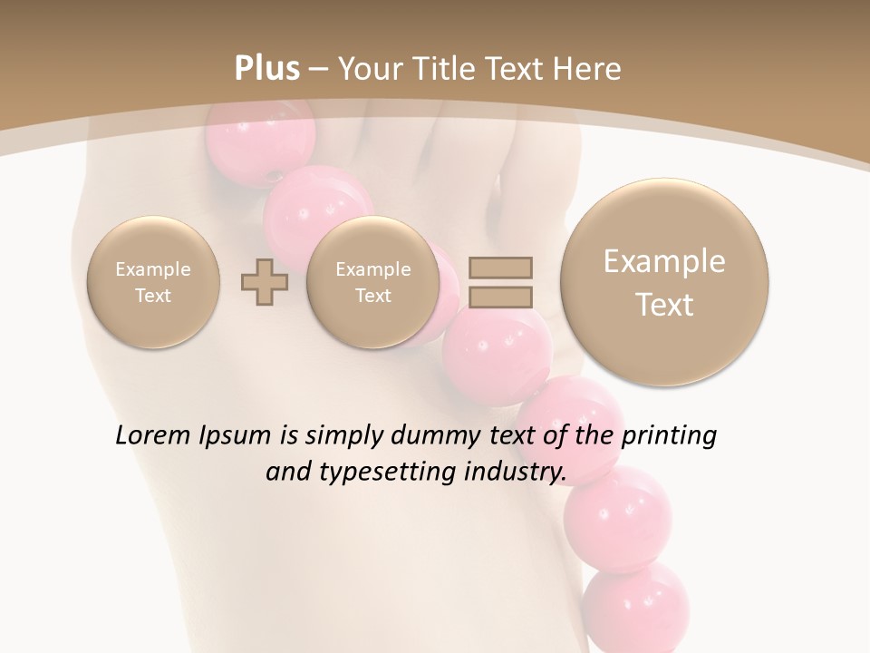 Health Process Pedicure PowerPoint Template