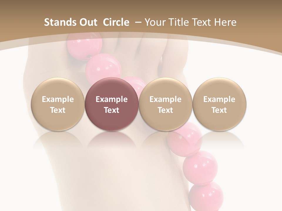 Health Process Pedicure PowerPoint Template