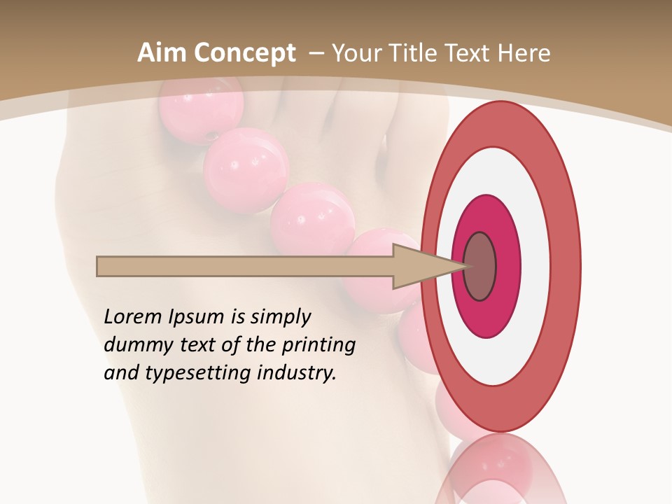 Health Process Pedicure PowerPoint Template