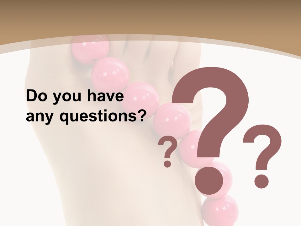 Health Process Pedicure PowerPoint Template