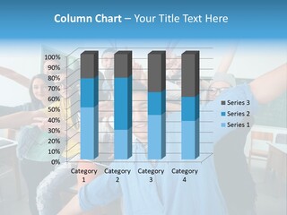 Female Classmates Glasses PowerPoint Template