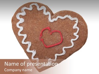Gingerbread Ornament Snack PowerPoint Template