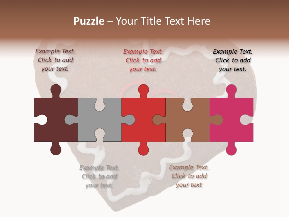 Gingerbread Ornament Snack PowerPoint Template