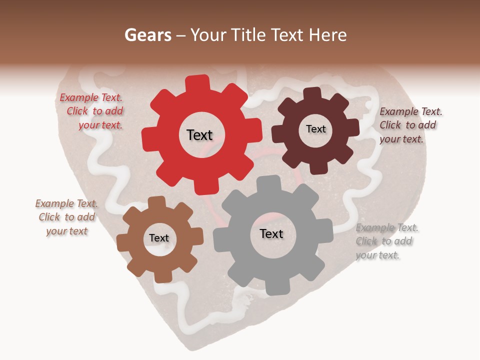 Gingerbread Ornament Snack PowerPoint Template