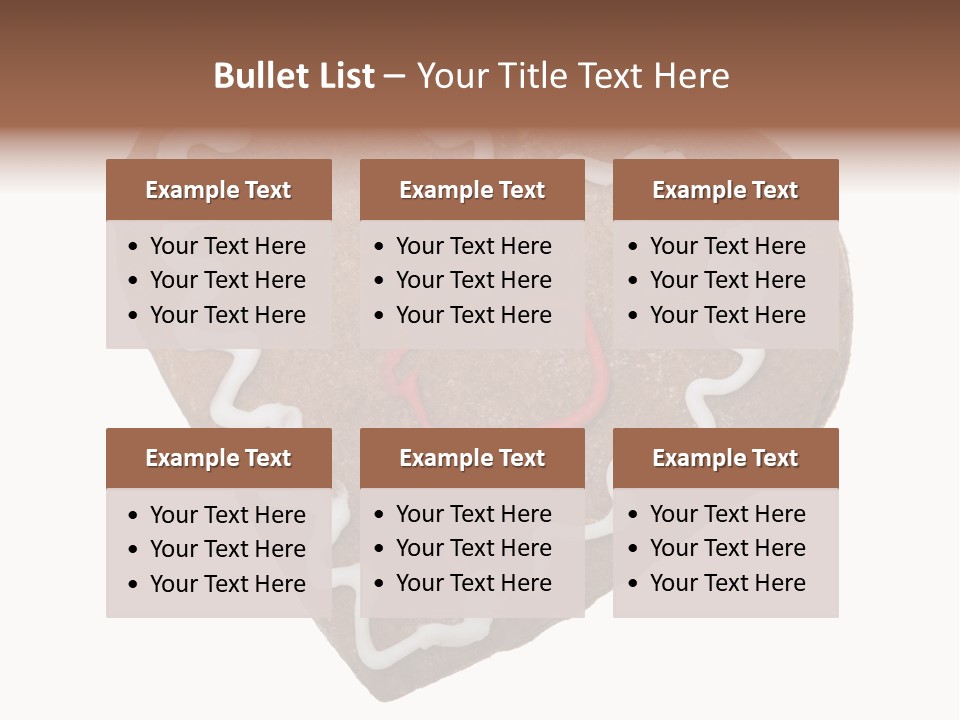 Gingerbread Ornament Snack PowerPoint Template