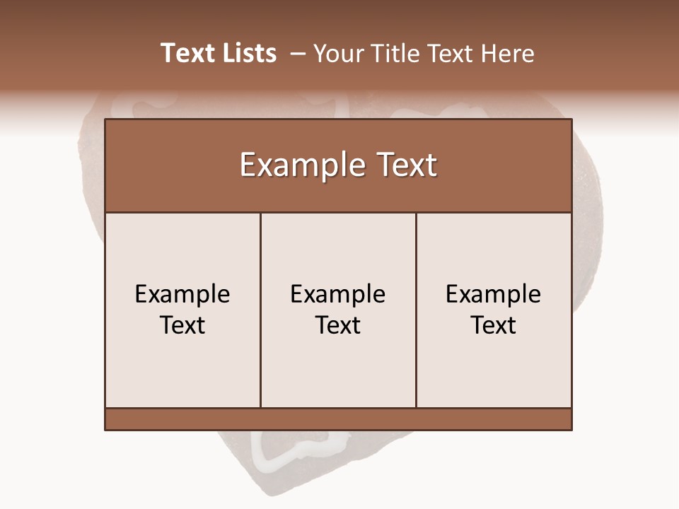 Gingerbread Ornament Snack PowerPoint Template