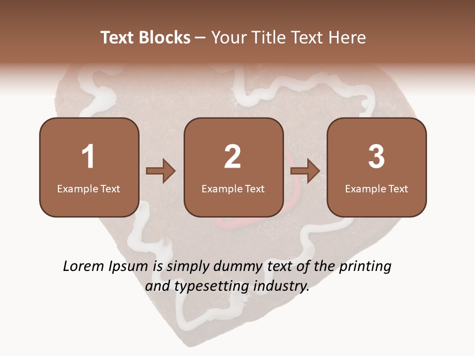 Gingerbread Ornament Snack PowerPoint Template