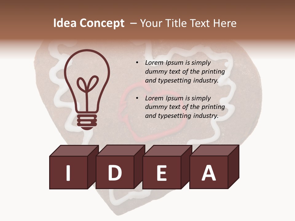 Gingerbread Ornament Snack PowerPoint Template