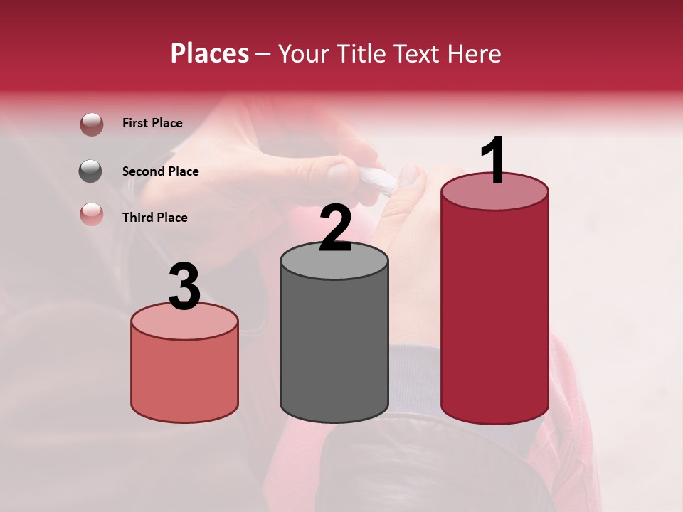 Closeup Addictive Smoke PowerPoint Template