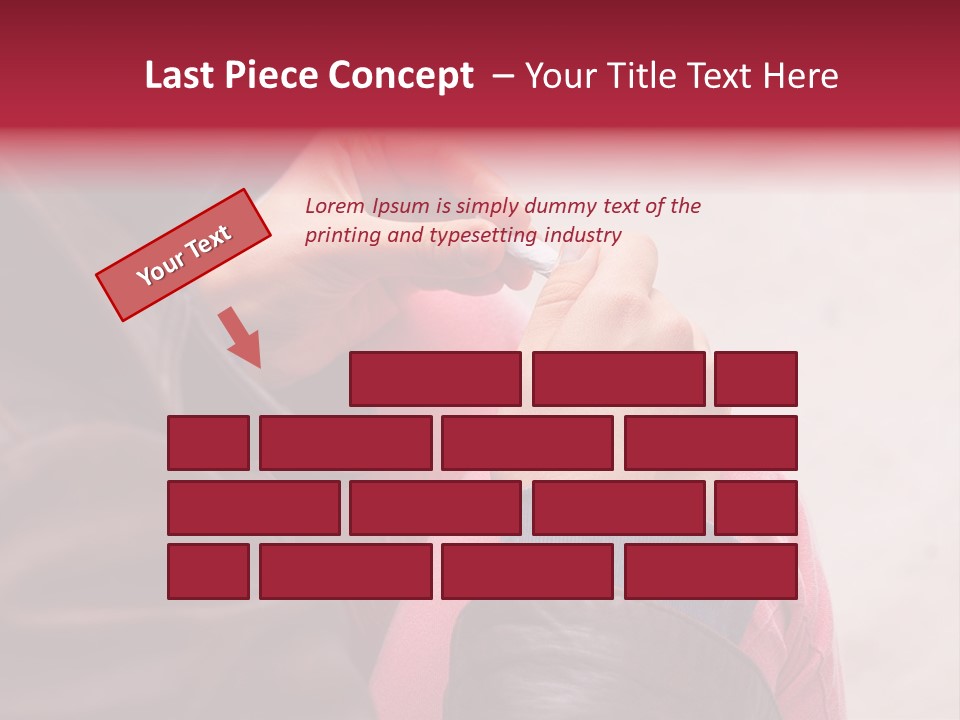 Closeup Addictive Smoke PowerPoint Template