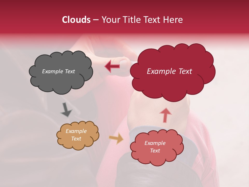 Closeup Addictive Smoke PowerPoint Template