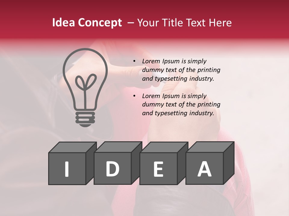 Closeup Addictive Smoke PowerPoint Template