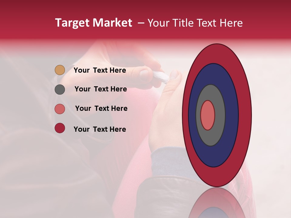 Closeup Addictive Smoke PowerPoint Template