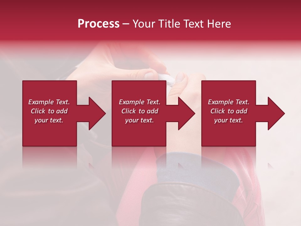 Closeup Addictive Smoke PowerPoint Template