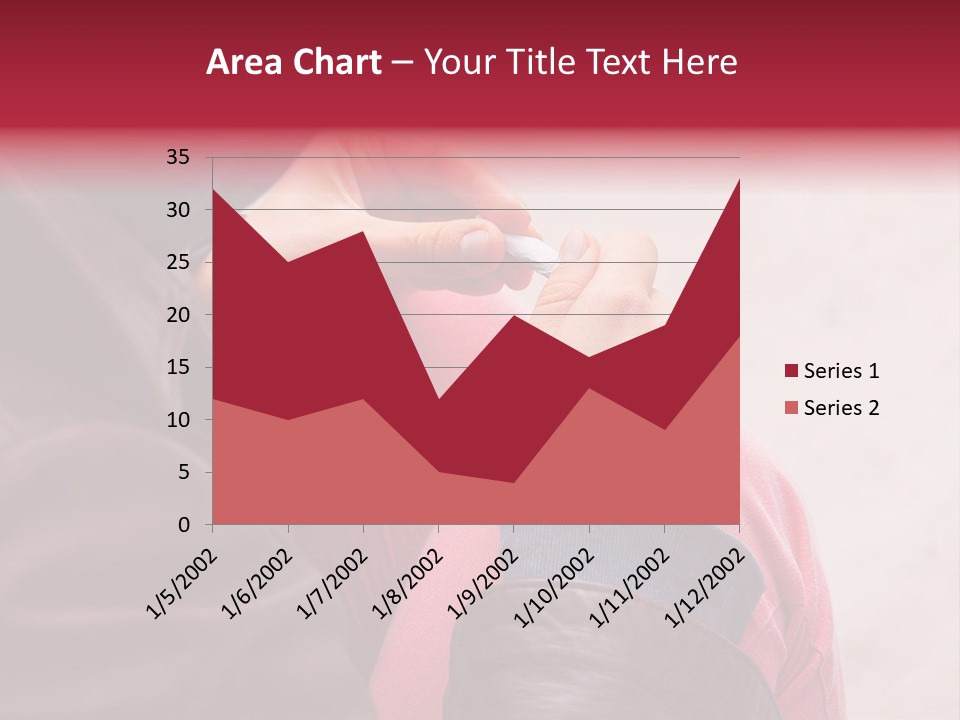 Closeup Addictive Smoke PowerPoint Template