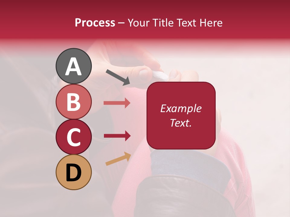 Closeup Addictive Smoke PowerPoint Template