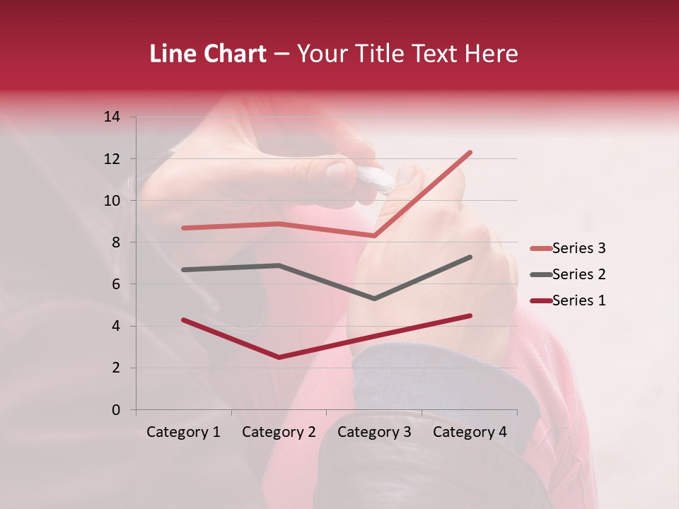 Closeup Addictive Smoke PowerPoint Template