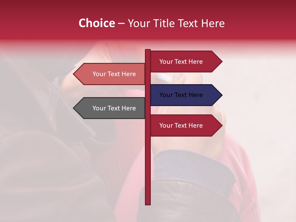 Closeup Addictive Smoke PowerPoint Template