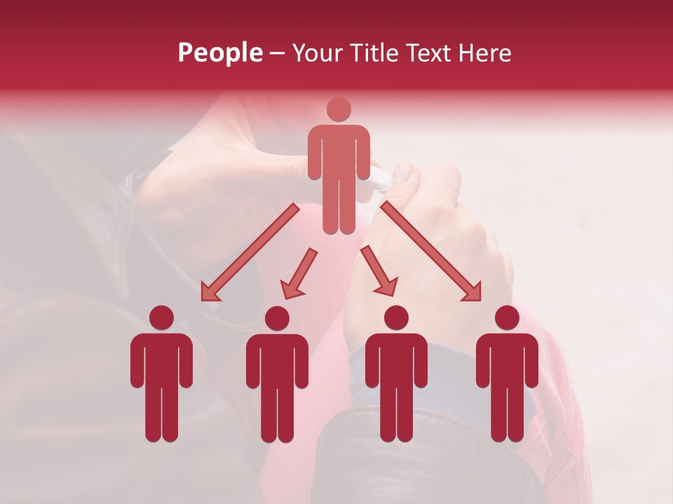 Closeup Addictive Smoke PowerPoint Template