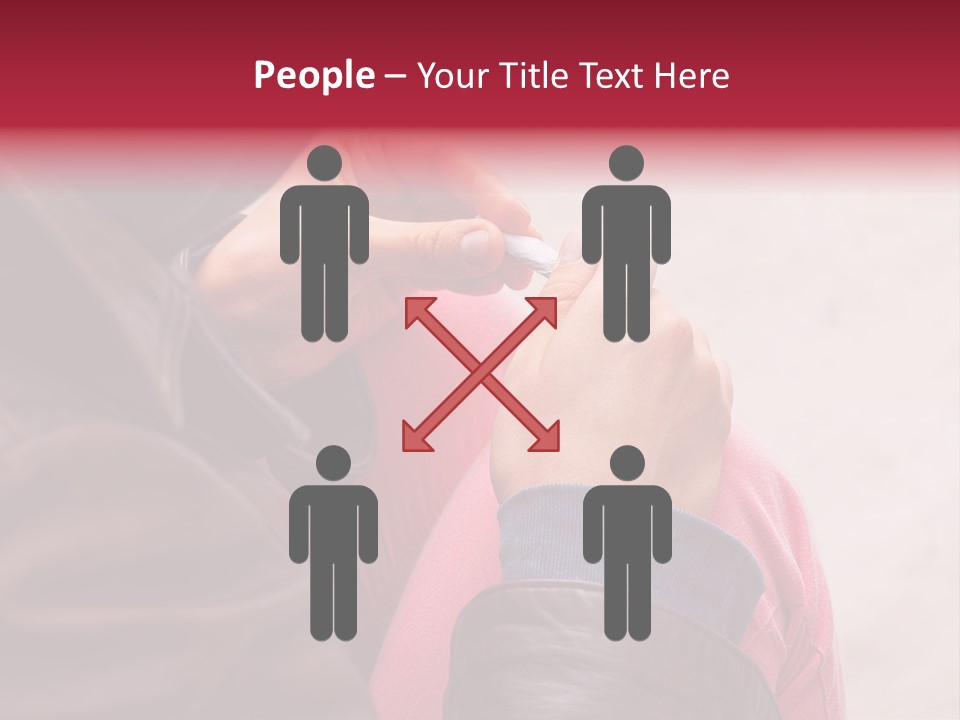 Closeup Addictive Smoke PowerPoint Template