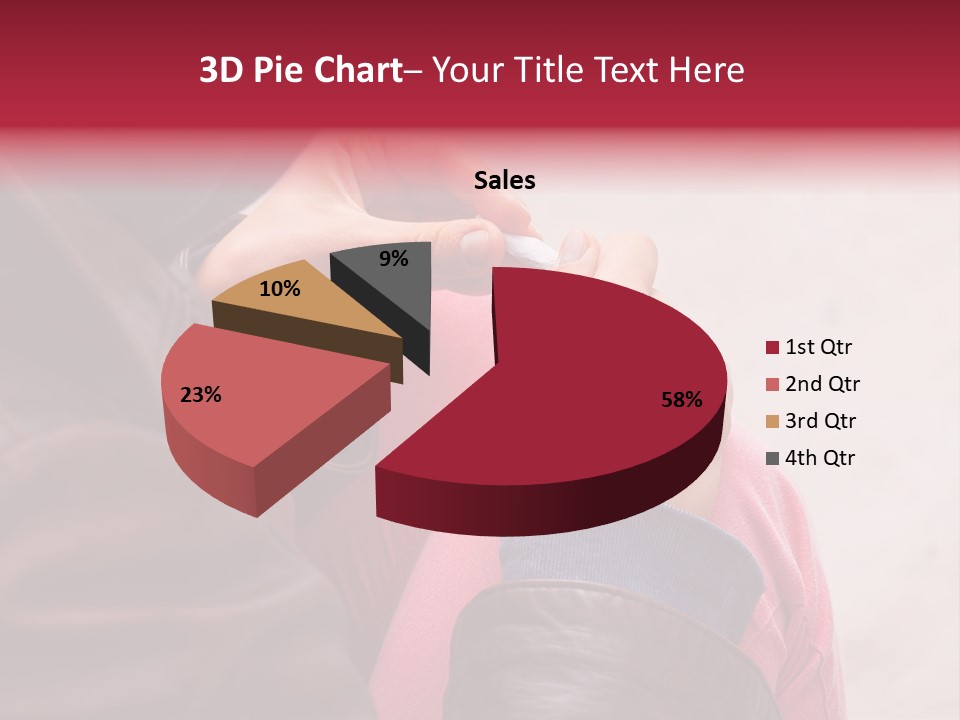 Closeup Addictive Smoke PowerPoint Template