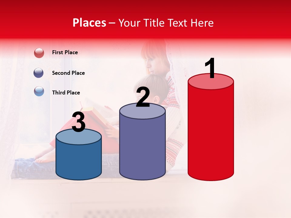 Young White Thinking PowerPoint Template