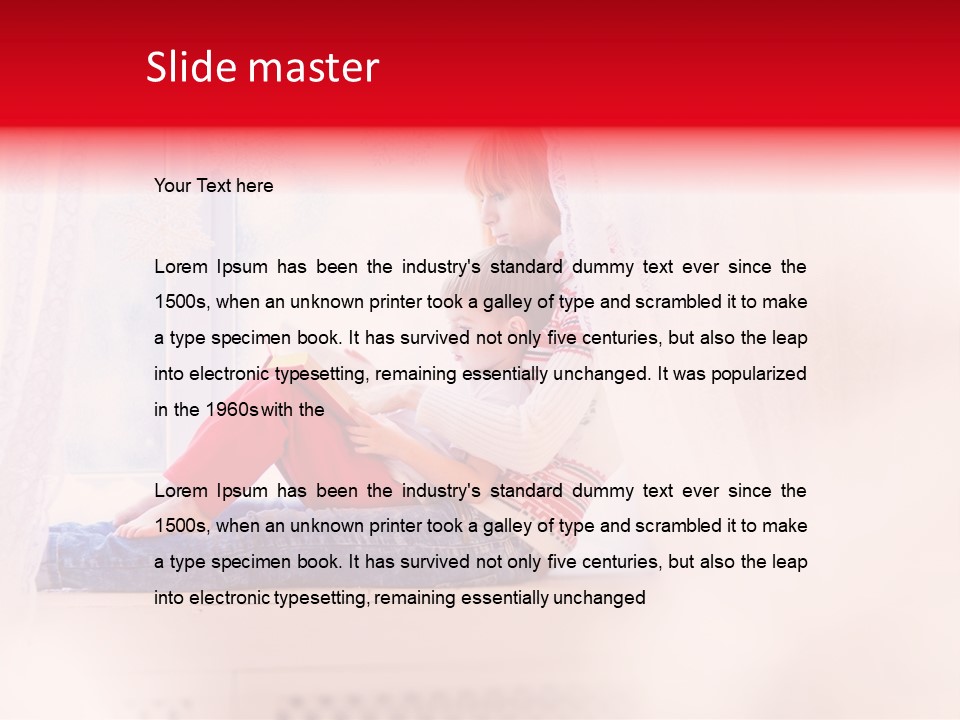 Young White Thinking PowerPoint Template